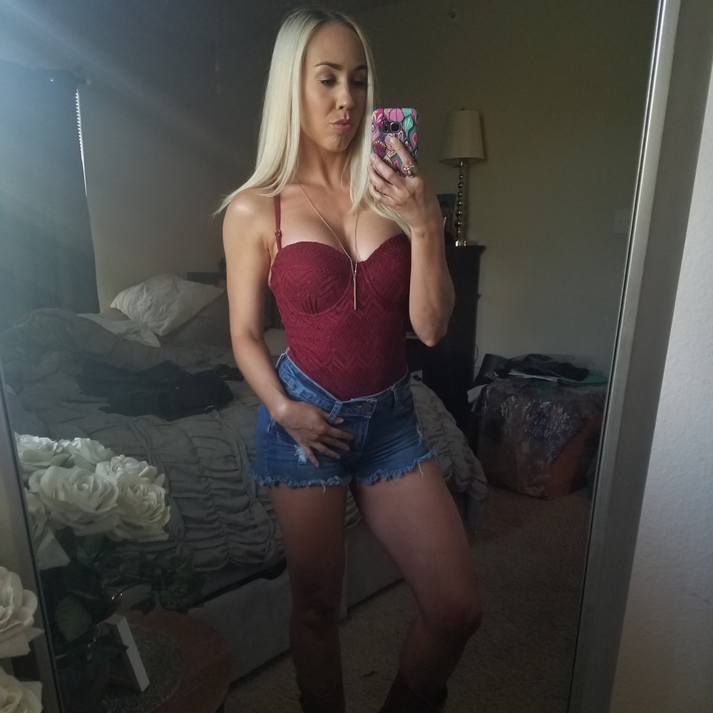 Tini Bikini | Maroon One Piece/Bodysuit Medium